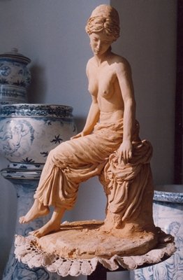 Ceramiche d-Arte di Albisola - Terra rossa naturale.